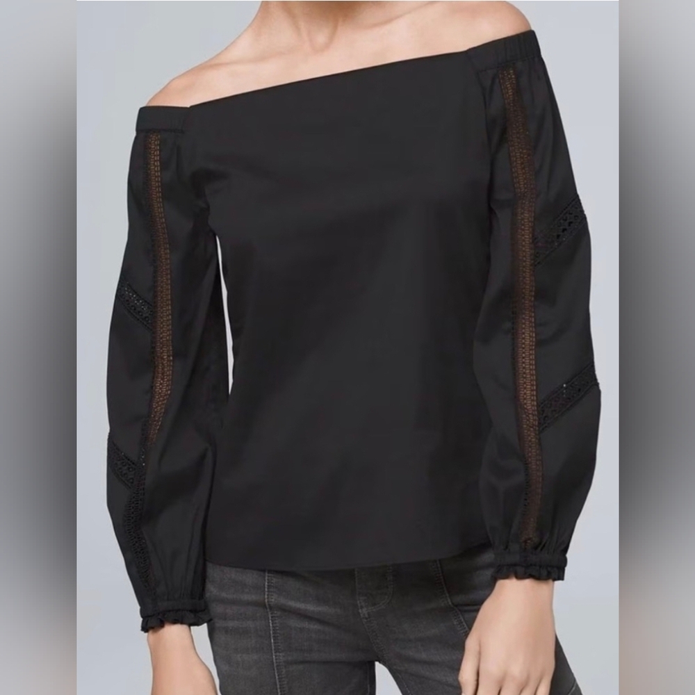 White House Black Market ladies off the shoulder top.